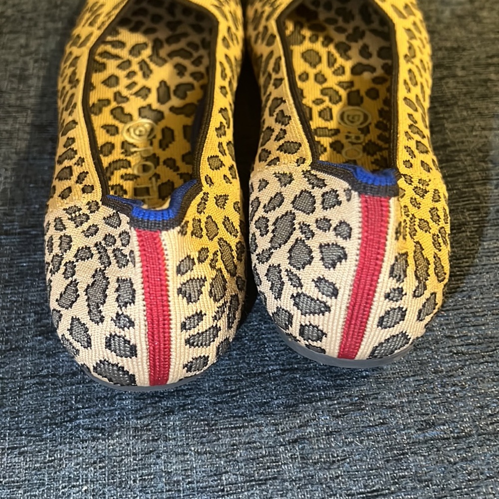 Rothy’s The Flat Rounded Toe In Spotted Leopard Print - Picture 13 of 13